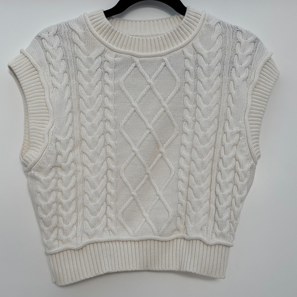 :Price Firm: Anthropologie Maeve Cable Knit Vest - Picture 5 of 9